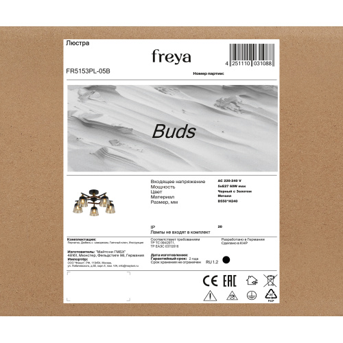 Люстра Freya FR5153PL-05B фото 3